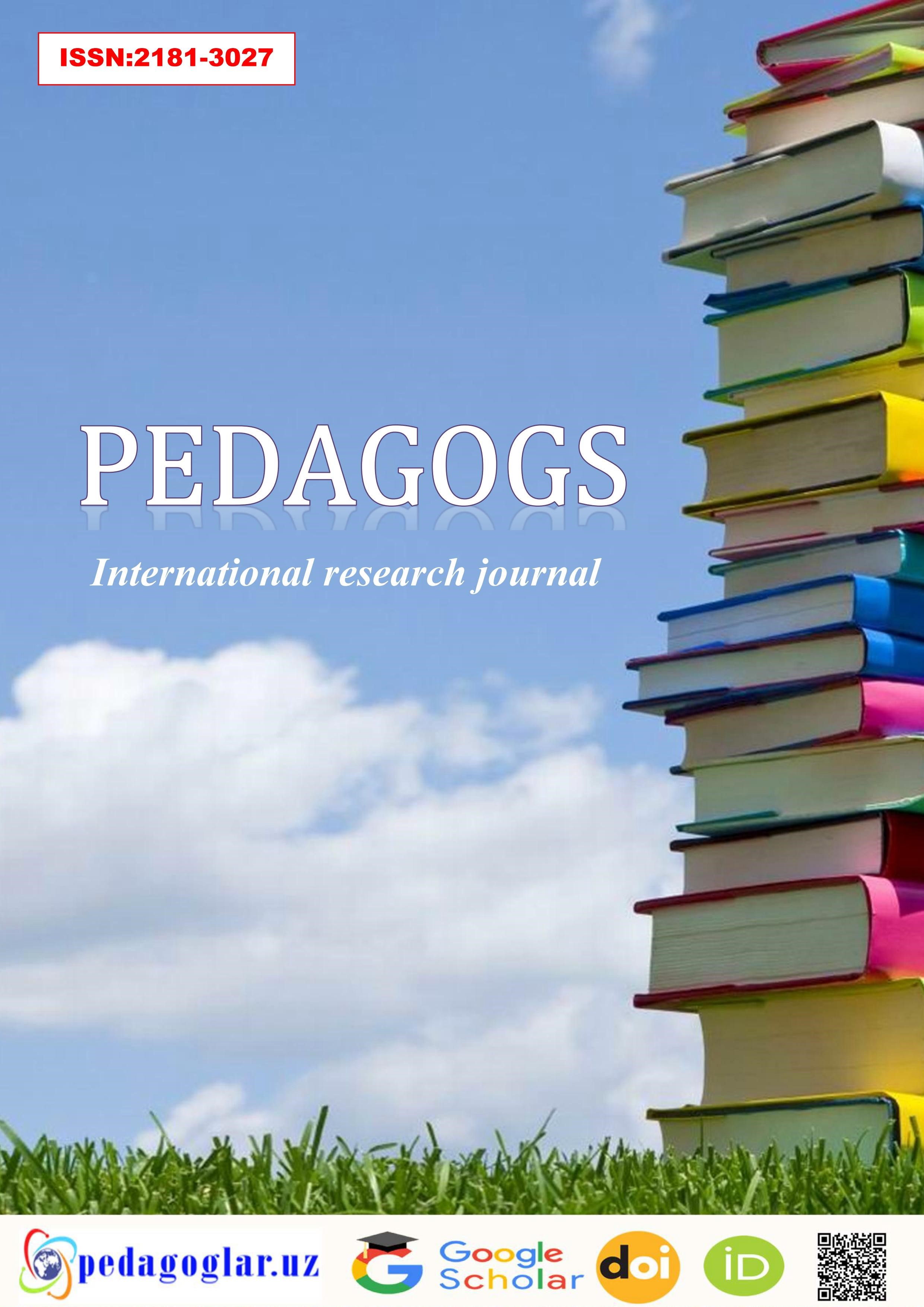 					View Vol. 67 No. 2 (2024): PEDAGOGS INTERNATIONAL RESEARCH JOURNAL | PEDAGOGS | PED | VOLUME-67 | ISSUE-2
				